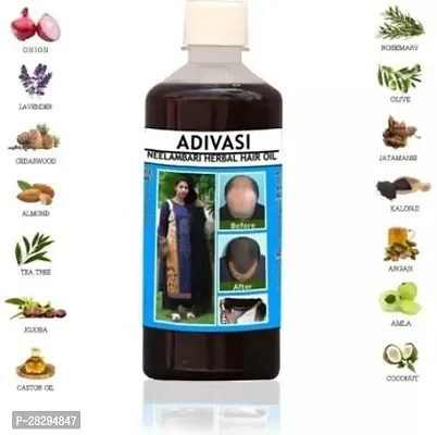 Adivasi Neelambari Herbal Hair Oil- 500 ml-thumb0