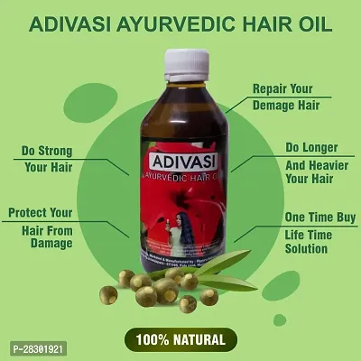 Adivasi Kasturi Herbal Hair Oil For Anti Dandruff/Anti Hair Fall Hair Oil 250 Ml Pack Of 1-thumb4