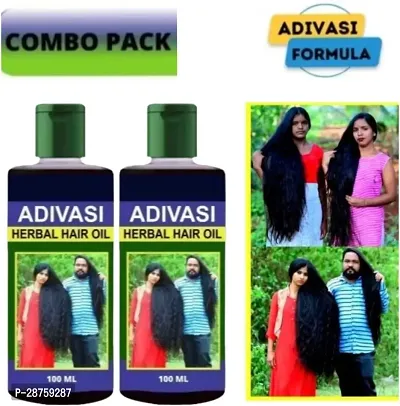Classic Adivasi Ayurvedic Hair Oil 100+100Ml Pack Of 1 Hair Oil ,200 Ml Pack Of 2-thumb0
