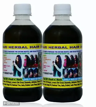 Classic Adivasi 100% Ayurvedic Hair Growth Oil For Men And Women Hair Oil 800 Ml Pack Of 2