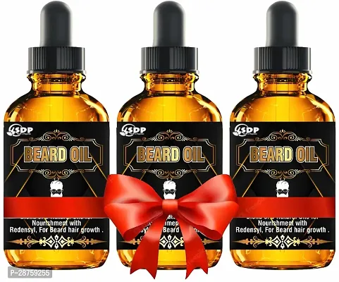 Classic Beard Oil 100% Natural Oil Ingredients Based Pure Supper Double Faster Hair Oil ,300 Ml Pack Of 3
