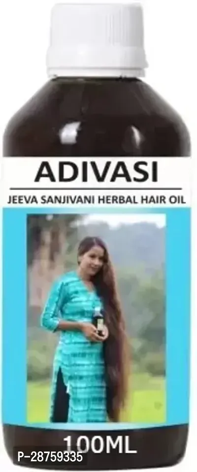 Classic Adivasi Jeeva Sanjivani Herbal Hair Oil ,100 Ml Pack Of 1-thumb0