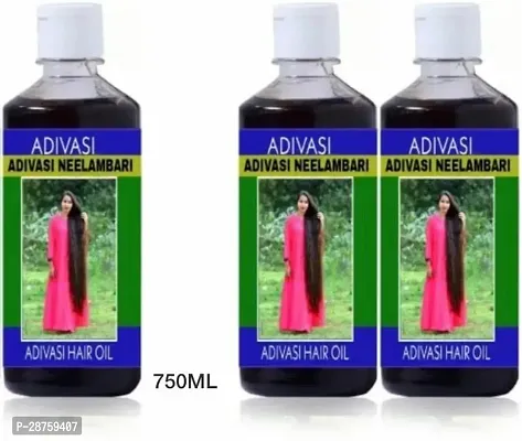 Classic Adivasi Neelambari Best Ayurvedic Hair Oil For All Hair Problem Hair Oil ,750 Ml Pack Of 3