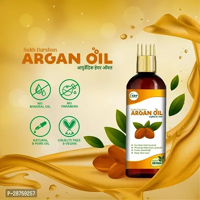 Classic Ayurvedic Argan Oil For Hair Growth, No Parabens, No Silicones, Hair Oil ,250 Ml Pack Of 1