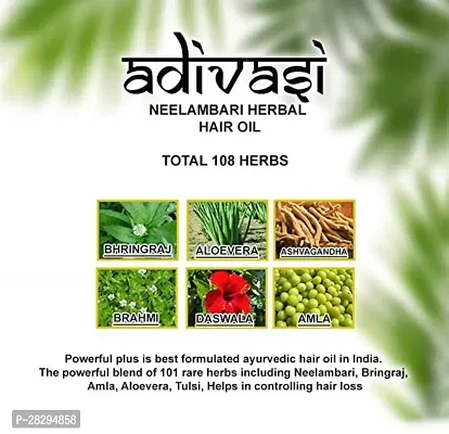 Adivasi Neelgari Herbal Hair Oil-500 ml, Pack of 2-thumb2