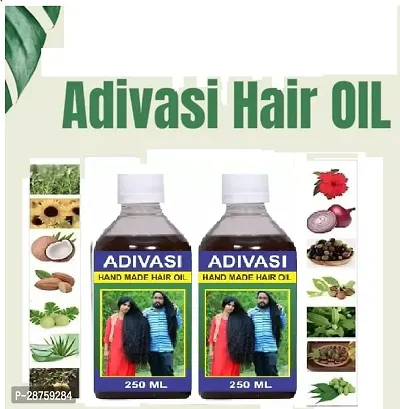 Classic Adivasi Pack Of 2 Hand Made Type Herbal Hair Oil ,500 Ml