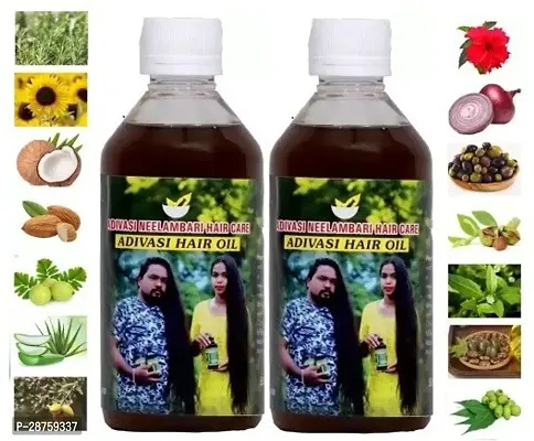 Classic Adivasi Neelambari Hair Fall Dandruff Remover Hair Growth And Long Hair Oil ,500 Ml Pack Of 2