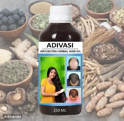 Adivasi Herbal Hair Oil For Sine Hair Oil 250 Ml Pack Of 1