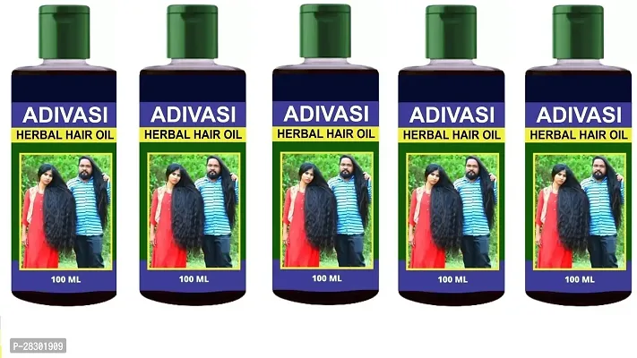 Adivasi Neelambari Medicine All Type Of Hair Problem Herbal Growth Hair Hair Oil 500 Ml Pack Of 5-thumb0