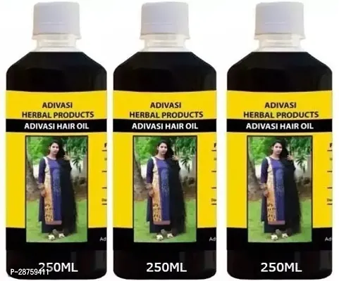 Classic Adivasi Neem Hair Growth Oil 250Ml ,Pack Of 3