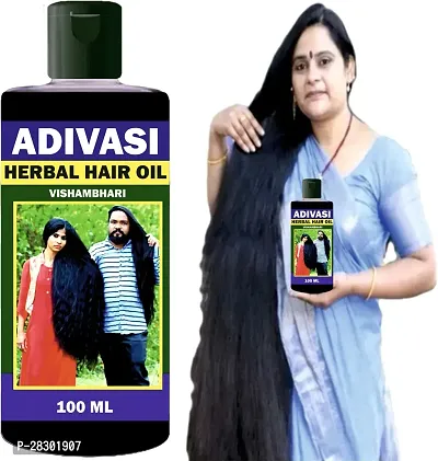 Adivasi Medicine All Type Of Hair Problem Herbal Growth Hair Oil 100 Ml Pack Of 1-thumb0