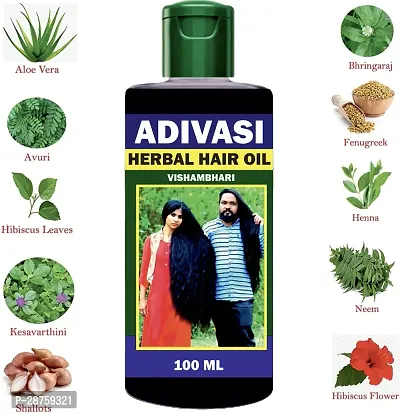 Classic Adivasi Neelambari Best Hair Growth Oil Hair Oil ,101 Ml Pack Of 1-thumb0