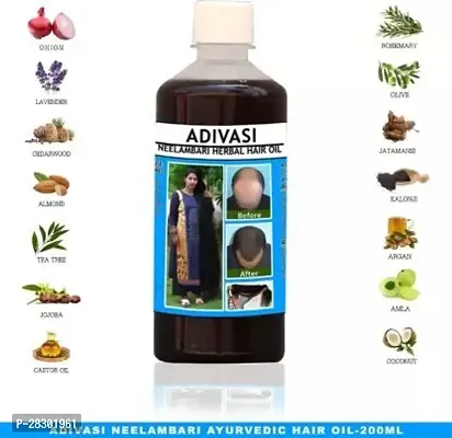 Adivasi Neelambari Herbal Hair Growth Oil Hair Oil 250 Ml Pack Of 1-thumb0