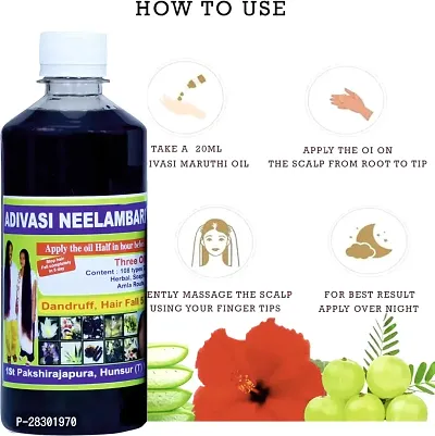 Adivasi Neelambari 1Medicine Ayurvedic Hair Growth Natural Herbal Hair Oil 100 Ml Pack Of 1-thumb3