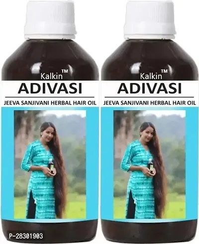 Adivasi Neelambari Herbal Hair Oil Hair Oil 500 Ml Pack Of 2