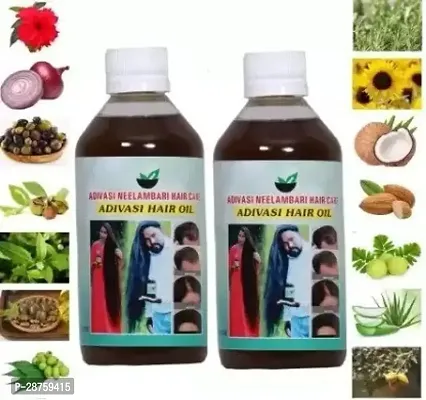 Classic Adivasi Anti Hair Fall Dandruff Remover Hair Growth And Long Hair Oil 450 Ml Pack Of 2