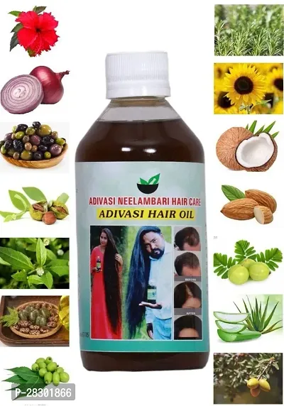 Adivasi All Type Of Hair Problem Herbal Growth Hair Oil 250 Ml Hair Oil 36 Ml Pack Of 1-thumb0