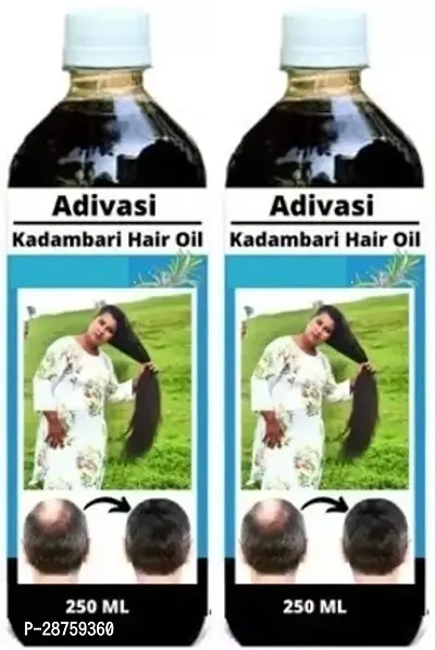 Classic Adivasi Kadambari Herbal Hair Oil ,500Ml Pack Of 2-thumb0