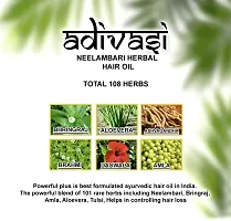 Adivasi Herbal Premium Quality Hair Oil For Hair Regrowth 100 Ml Hair Oil 400 Ml Pack Of 4-thumb1