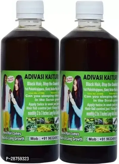 Classic Adivasi Kasturi Kalkin Herbal Hair Oil Gr ,400 Ml Pack Of 2