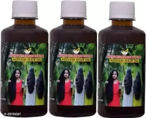 Classic Adivasi Neelambari Ayurvedic Hair Care Made By Pure Ayurvedic Herbs 1 Hair Oil ,300 Ml Pack Of 3