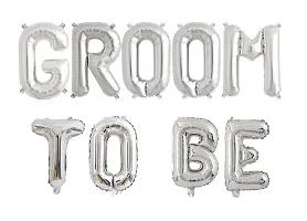 AFTERSTITCH groom to be foil balloon groom to be decoration set combo props for pre wedding bachelorette party Decoration Items for married men to be (Groom Foil Balloon)-thumb3