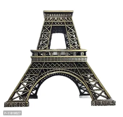 decoration homey Metal Eiffel Tower Statue Showpiece, 7 Inch - Set of 2-thumb4