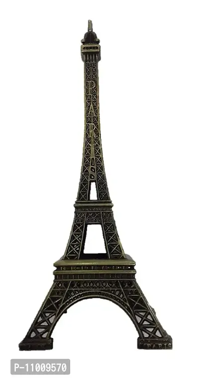 Decoration Homey Zinc Eiffel Tower Statue (7 cm x 7 cm x 20 cm, Copper, Effile-tower-copper-20cm) effil Tower showpiece-thumb5
