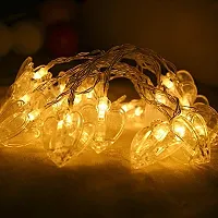 AFTERSTITCH Heart Shape Lights for ation Hanging Style 10 LED 2 m Length (Battery Operated) (Yellow)-thumb4