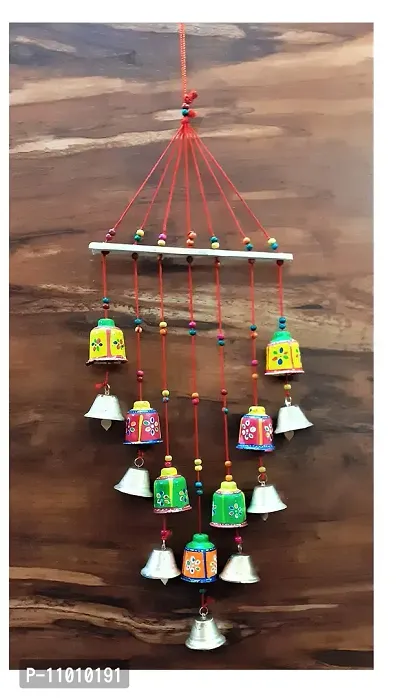 Handmade Rajasthani Wall Hanging Decorative Bells torans-thumb3