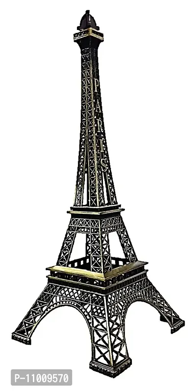 Decoration Homey Zinc Eiffel Tower Statue (7 cm x 7 cm x 20 cm, Copper, Effile-tower-copper-20cm) effil Tower showpiece-thumb0