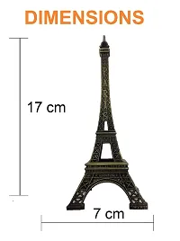Decoration Homey Zinc Eiffel Tower Statue (7 cm x 7 cm x 20 cm, Copper, Effile-tower-copper-20cm) effil Tower showpiece-thumb1