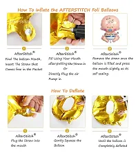 AFTERSTITCH groom to be foil balloon groom to be decoration set combo props for pre wedding bachelorette party Decoration Items for married men to be (Groom Foil Balloon)-thumb2