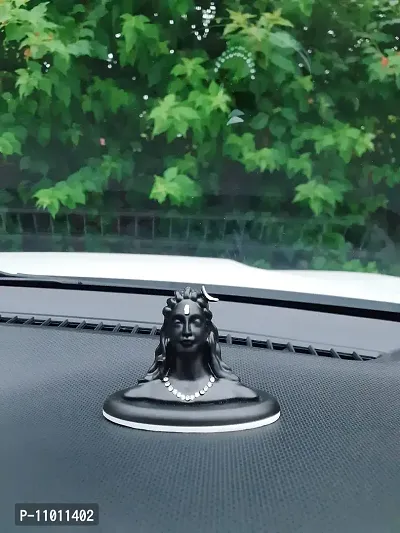 AFTERSTITCH Adiyogi Statue for Car Dashboard Idols Statues Lord Shiva Showpiece for Car Dashboard Home D?cor Decoration & Gifting Purpose (Metal Adiyogi Shiva)-thumb3