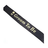 AFTERSTITCH Groom to be sash for bachelorette party Decoration Ribbon for men to be married pre wedding celebration Kit (Groom To be SASH)-thumb3