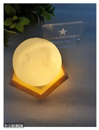 AFTERSTITCH Moon Lamp 3D Moon Light For Bedroom Small 7 Cm Under Rs 500 With Battery For Diwali Lights Decor Item Christmas New Year Home Decoration Kids Room Side Study Table & Gift Living Room Decor