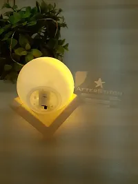 AFTERSTITCH Moon Lamp 3D Moon Light for Bedroom Small 7 Cm Under Rs 500 with Battery for Diwali Lights Christmas New Year Home Decoration Kids Room Side Study Table & Gift for Girlfriend Birthday-thumb3