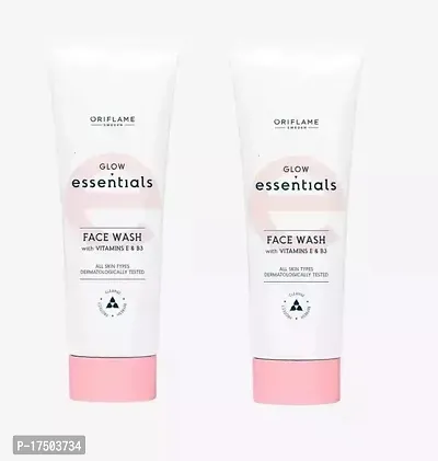 Oriflame Sweden Glow Essentials Face Wash 125ml Each (Pack Of 2)-thumb0