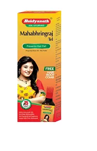 Baidyanath Mahabhringraj Tel 200 ml Each (Pack Of 2)-thumb1