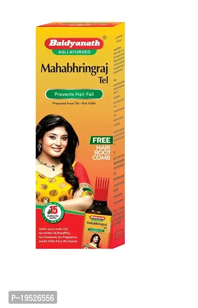 Baidyanath Mahabhringraj Tel 200 ml Each (Pack Of 2)-thumb2