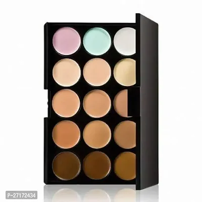 15-color Concealer Palette Waterproof Foundation To Cover Facial Acne Marks, Dark Circles, Freckles, Scars, Isolation, Brightening And Contouring-thumb0