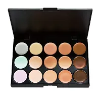 15-color Concealer Palette Waterproof Foundation To Cover Facial Acne Marks, Dark Circles, Freckles, Scars, Isolation, Brightening And Contouring-thumb3