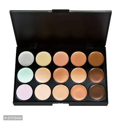 15-color Concealer Palette Waterproof Foundation To Cover Facial Acne Marks, Dark Circles, Freckles, Scars, Isolation, Brightening And Contouring-thumb4