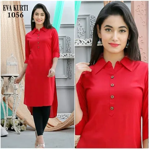 Rayon High-Low Style Kurti