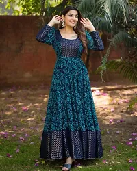 Fancy Cotton Gown For Women-thumb3