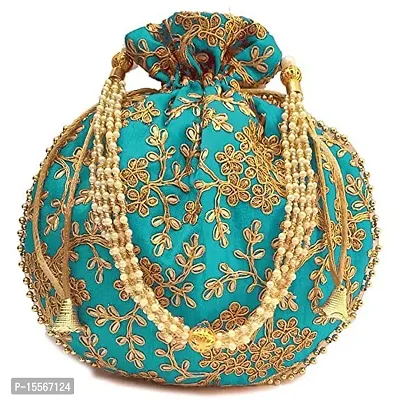 Classic Embroidered Potli Bag for Women-thumb0