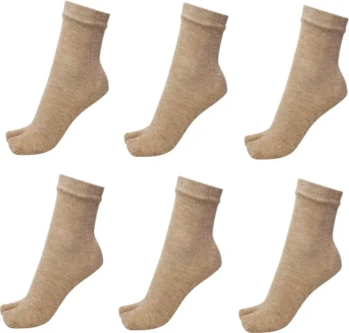 Shopcash Unisex Wool Ankle Length Thumb Winter Socks (Pack of Pairs)