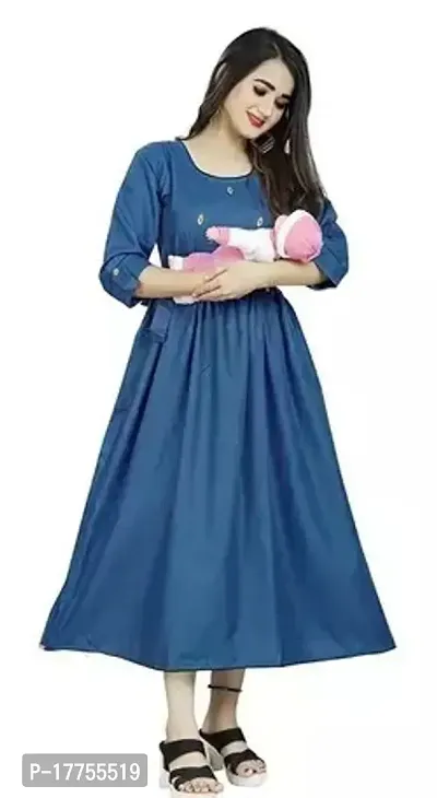 A-Line   Cotton Kurta For Women-thumb0