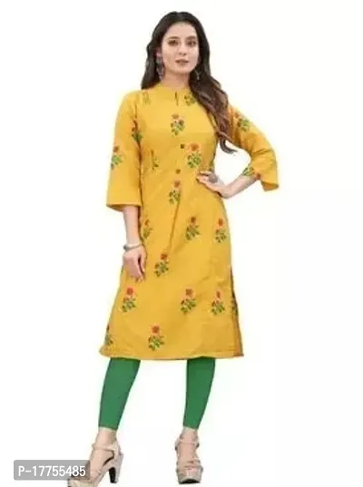 A-Line   Cotton Kurta For Women-thumb0