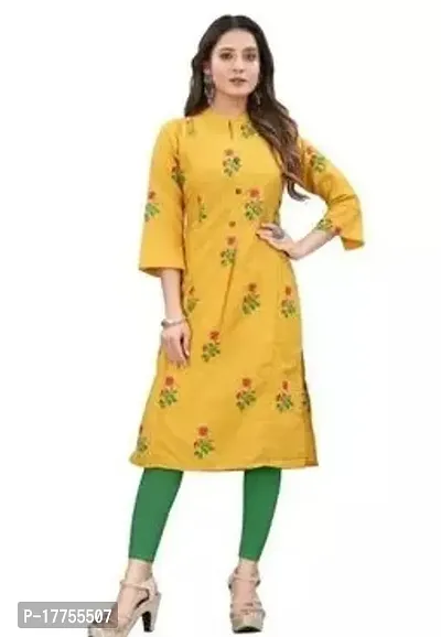 A-Line   Cotton Kurta For Women-thumb0